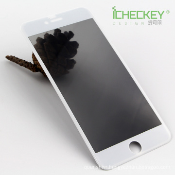 New arrival!privacy carbon fiber tempered glass film for Iphone7 plus